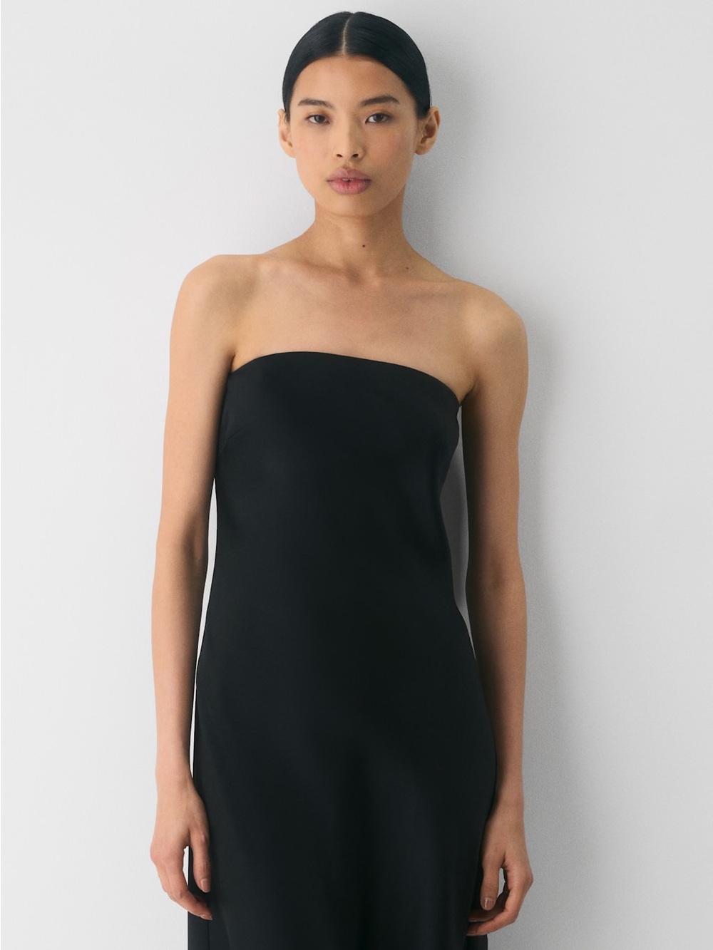 NWT - Aritzia Babaton Ten Charmaine Satin Dress - Black - Size Small - Picture 2 of 8